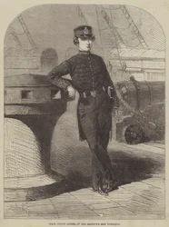 SAR le prince Alfred, du navire de Sa Majesté Euryalus